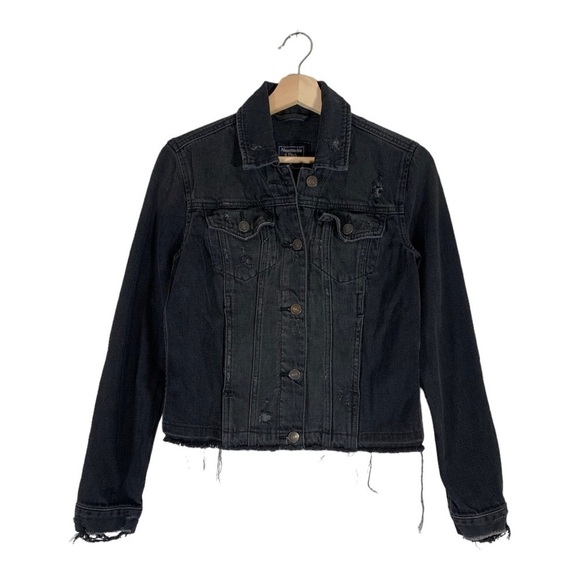 Abercrombie & Fitch Trucker Jean Jacket Size XS - Picture 1 of 8